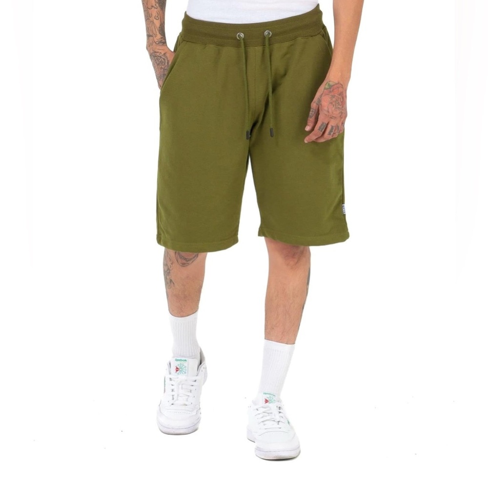 Pro Club Men's Heavyweight French‎ Terry Short Medium Olive Green